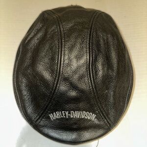 Harley-Davidson Black Leather Hat